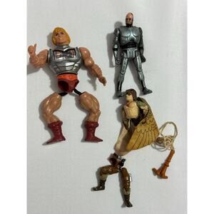 Battle Armor He‑Man –RAPTOR (V1)– Cobra Falconer -Vintage RoboCop Action figures